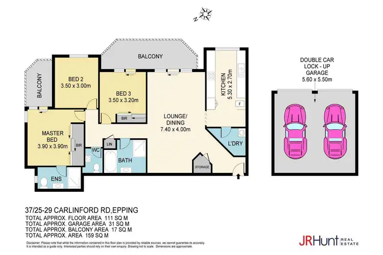 Floorplan of Homely apartment listing, 37/25-29 Carlingford Road, Epping NSW 2121