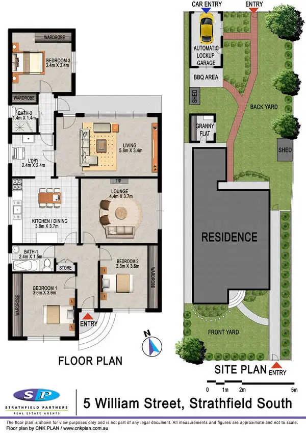 Floorplan of Homely house listing, 5 William Street, Strathfield South NSW 2136