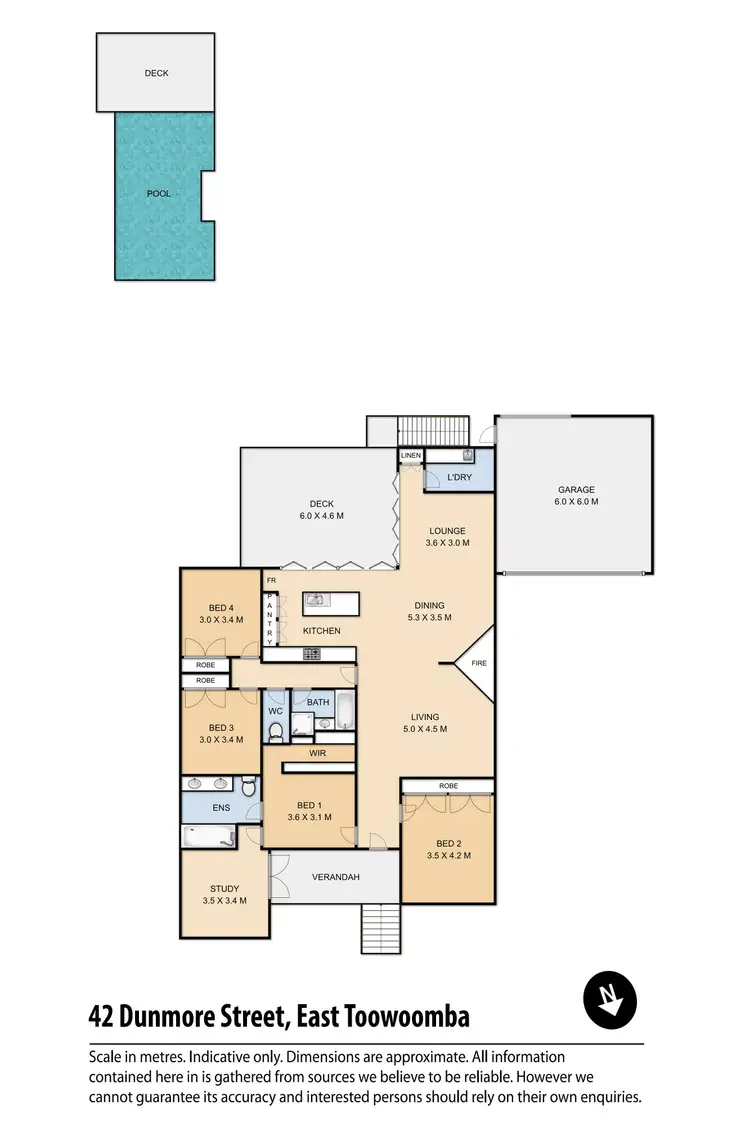 Floorplan of Homely house listing, 42 Dunmore Street, East Toowoomba QLD 4350