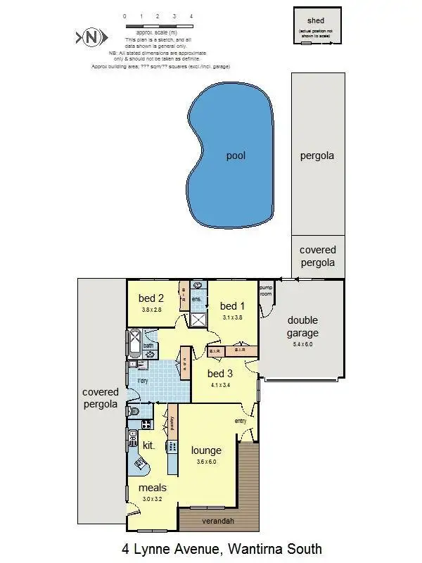 Floorplan of Homely house listing, 4 Lynne Avenue, Wantirna South VIC 3152