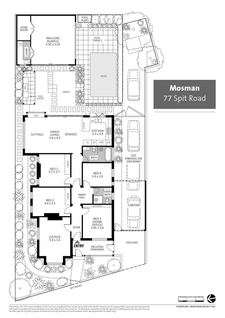 Floorplan of Homely house listing, 77 Spit Road, Mosman NSW 2088