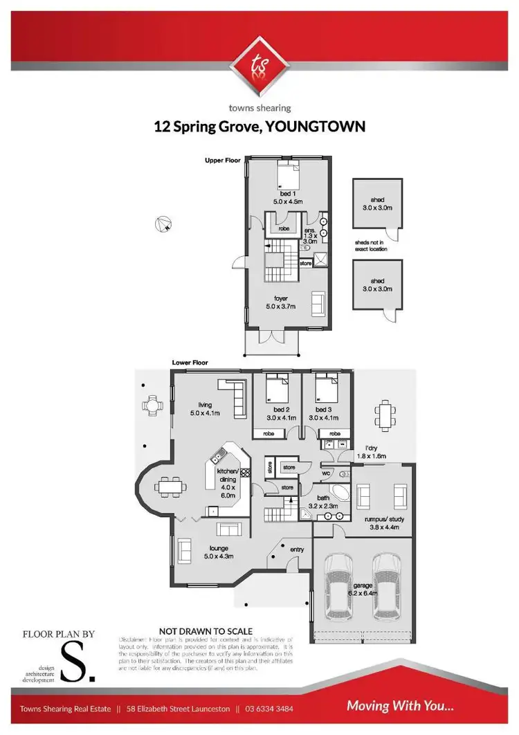 Floorplan of Homely house listing, 12 Spring Grove, Youngtown TAS 7249