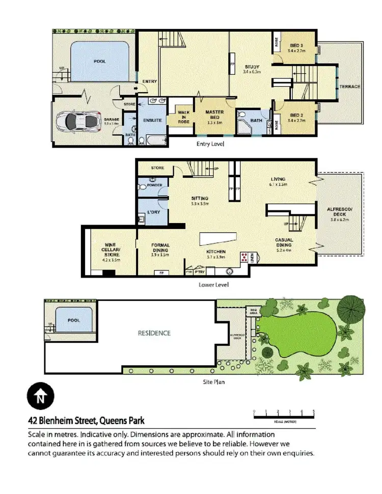 Floorplan of Homely house listing, 42 Blenheim Street, Queens Park NSW 2022