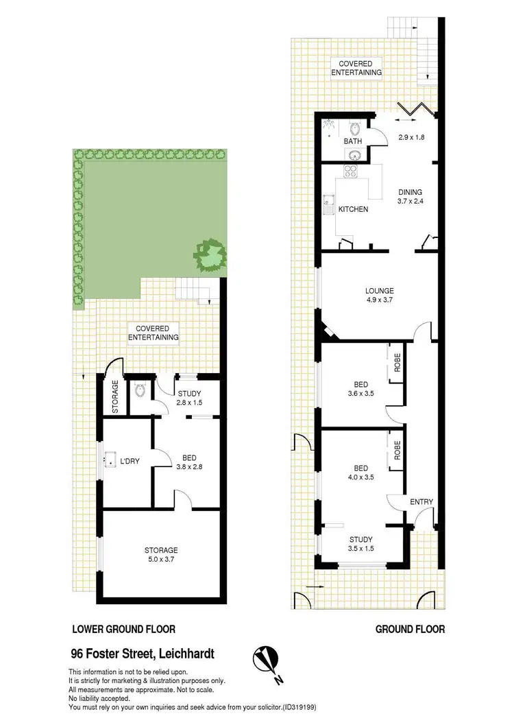 Floorplan of Homely house listing, 96 Foster Street, Leichhardt NSW 2040