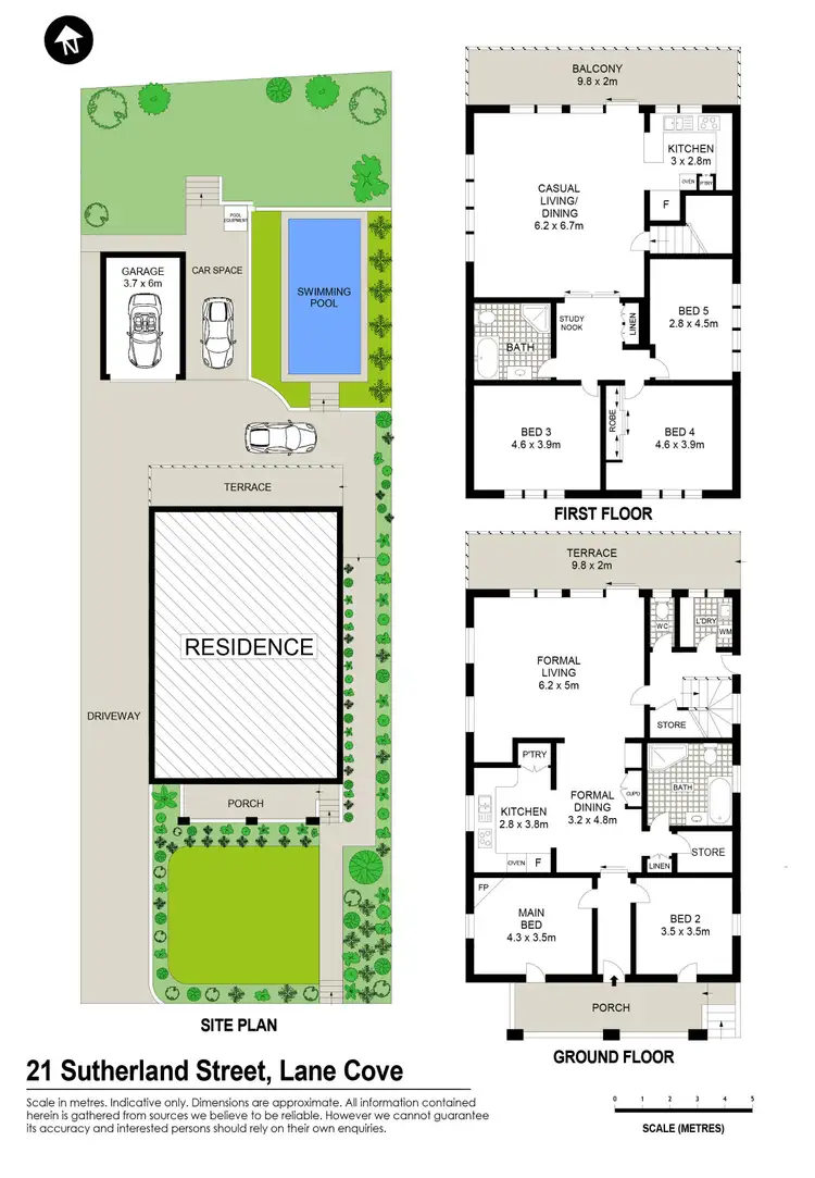 Floorplan of Homely house listing, 21 Sutherland Street, Lane Cove NSW 2066
