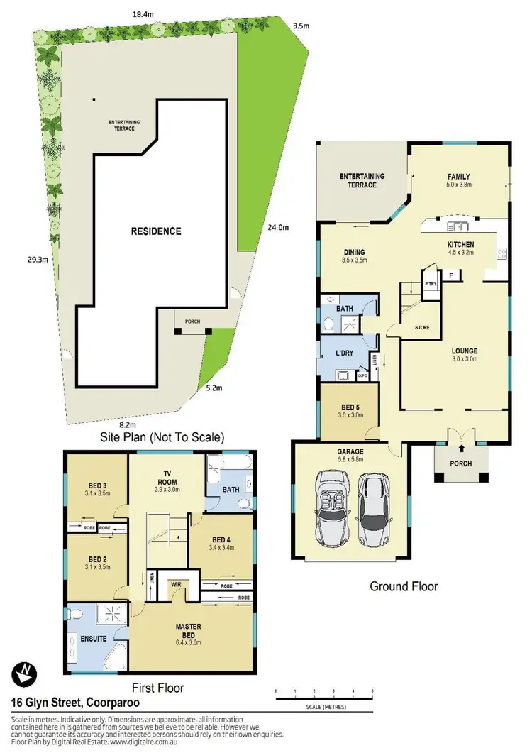 Floorplan of Homely house listing, 16 Glyn Street, Coorparoo QLD 4151