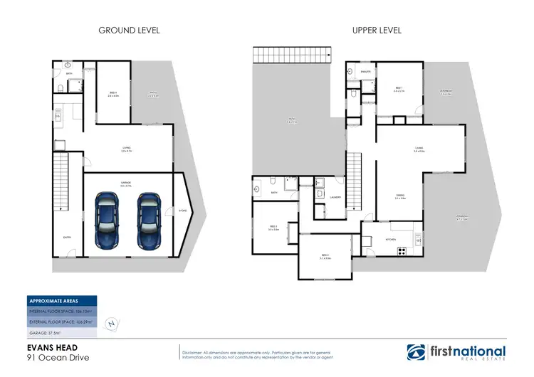 Floorplan of Homely house listing, 91 Ocean Drive, Evans Head NSW 2473