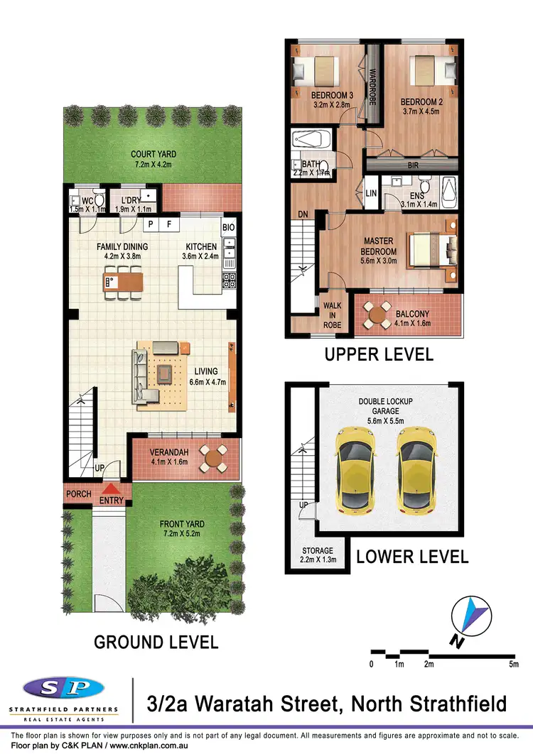Floorplan of Homely townhouse listing, 3/2a Waratah Street, North Strathfield NSW 2137