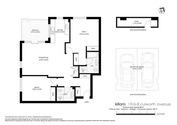 Floorplan of Homely unit listing, 19/6-8 Culworth Avenue, Killara NSW 2071