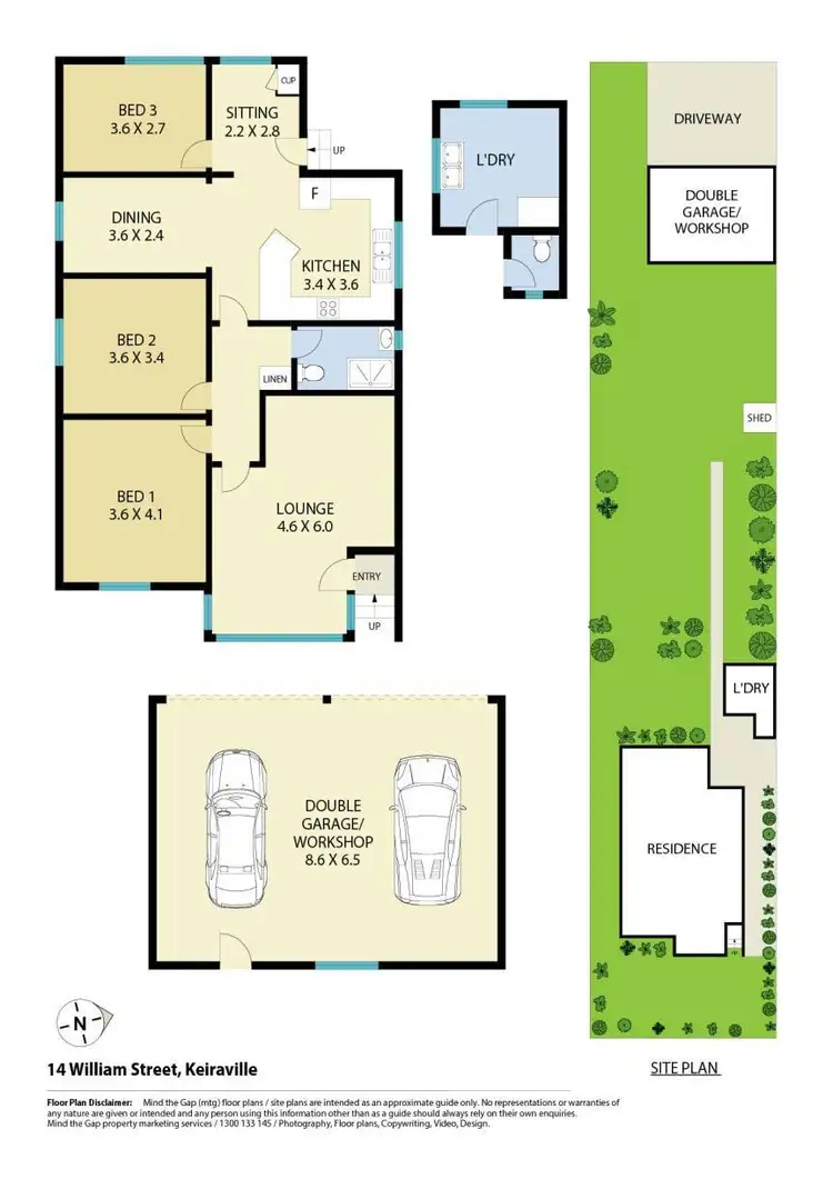 Floorplan of Homely house listing, 14 William Street, Keiraville NSW 2500