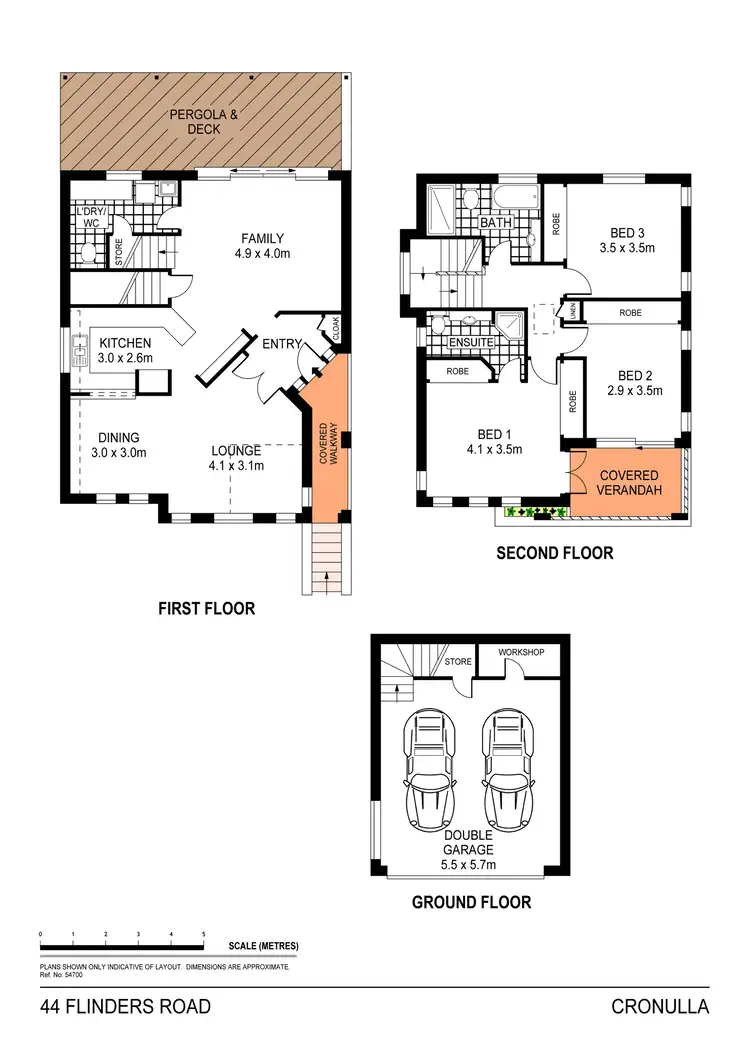 Floorplan of Homely house listing, 44 Flinders Road, Cronulla NSW 2230