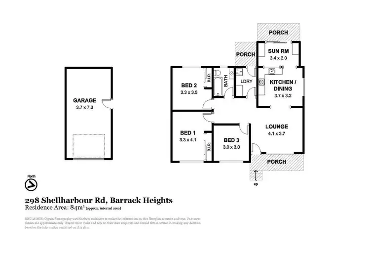 Floorplan of Homely house listing, 298 Shellharbour Road, Barrack Heights NSW 2528