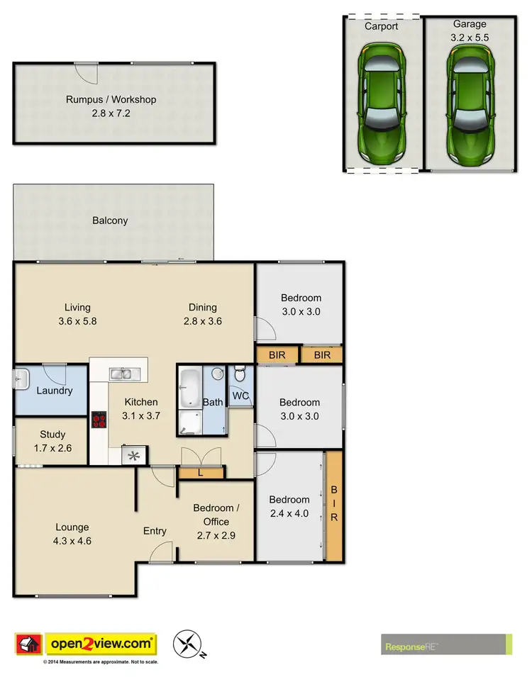 Floorplan of Homely house listing, 6 Crozet Street, Kings Park NSW 2148