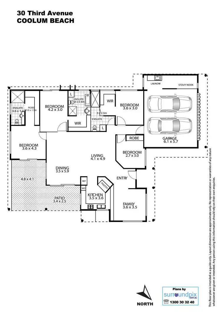 Floorplan of Homely house listing, 30 Third Avenue, Coolum Beach QLD 4573