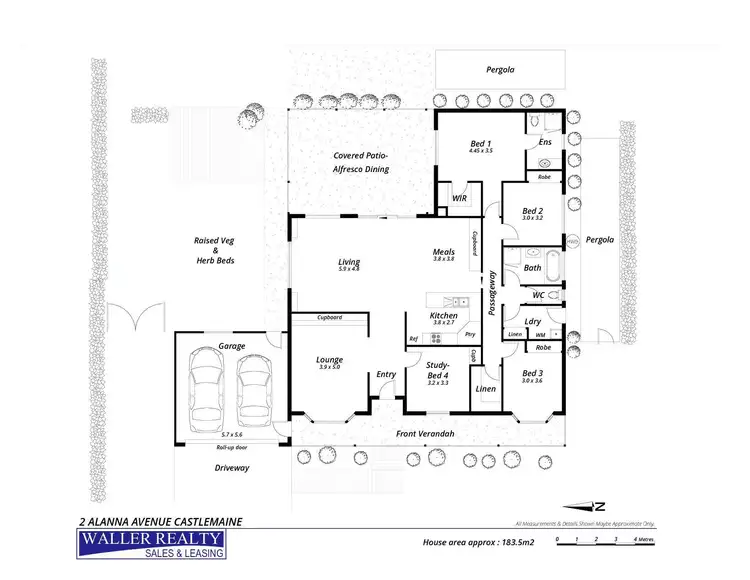 Floorplan of Homely house listing, 2 Alanna Avenue, Castlemaine VIC 3450