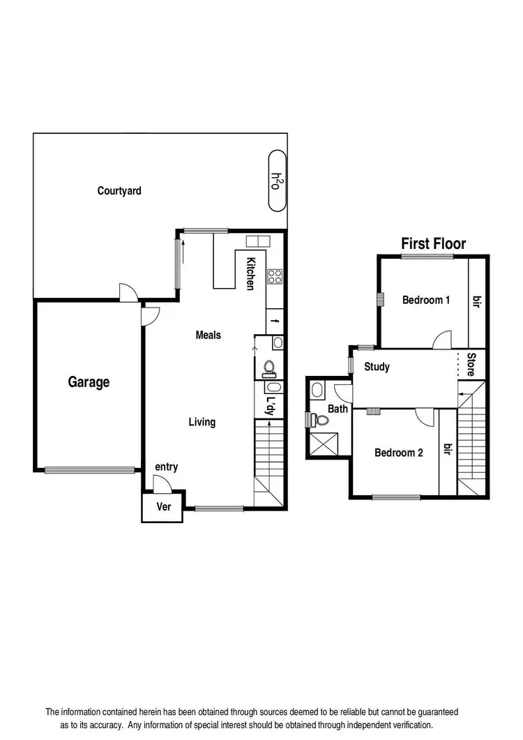 Floorplan of Homely townhouse listing, 3/7 Elsey Road, Reservoir VIC 3073