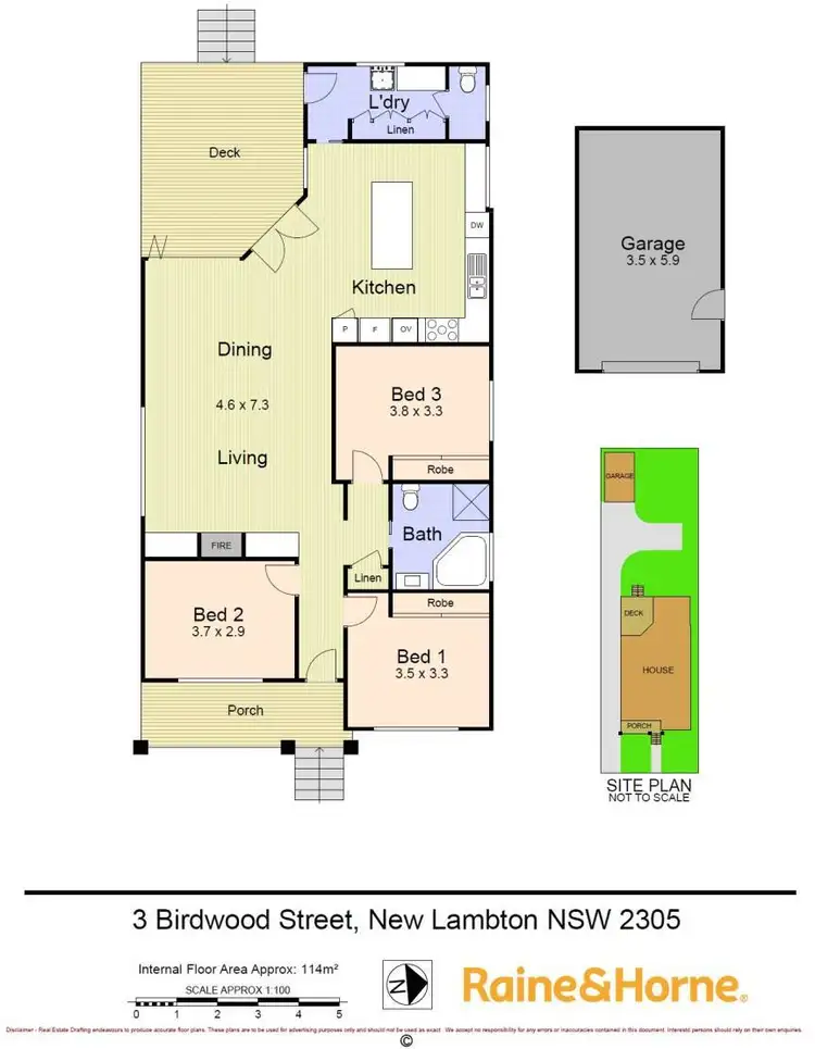 Floorplan of Homely house listing, 3 Birdwood Street, New Lambton NSW 2305