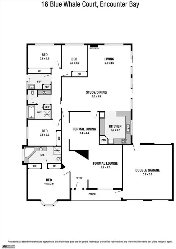Floorplan of Homely house listing, 16 Blue Whale Court, Encounter Bay SA 5211