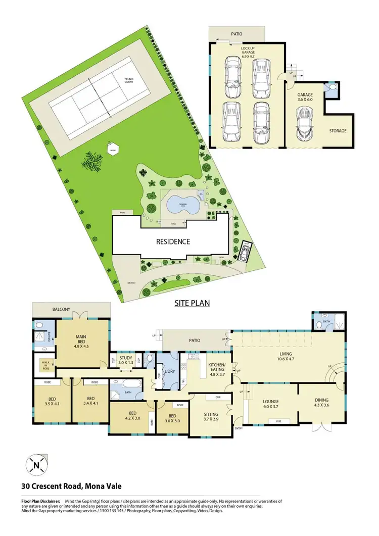 Floorplan of Homely house listing, 30 Crescent Road, Mona Vale NSW 2103