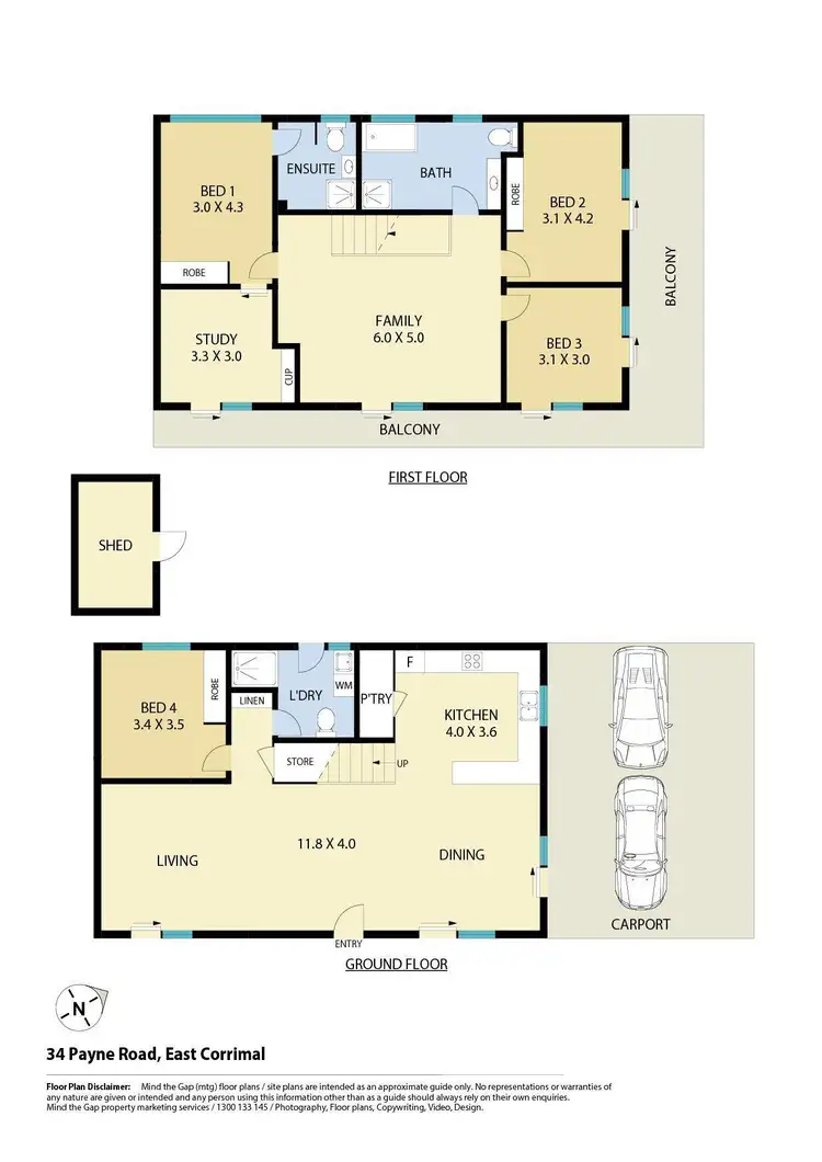 Floorplan of Homely house listing, 34 Payne Road, East Corrimal NSW 2518