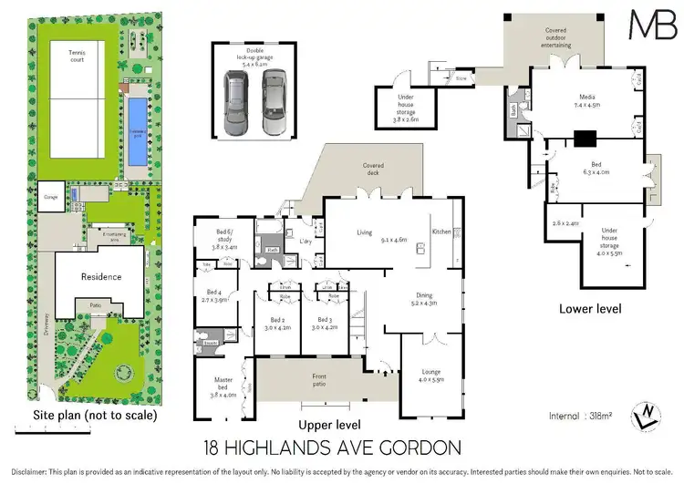 Floorplan of Homely house listing, 18 Highlands Avenue, Gordon NSW 2072