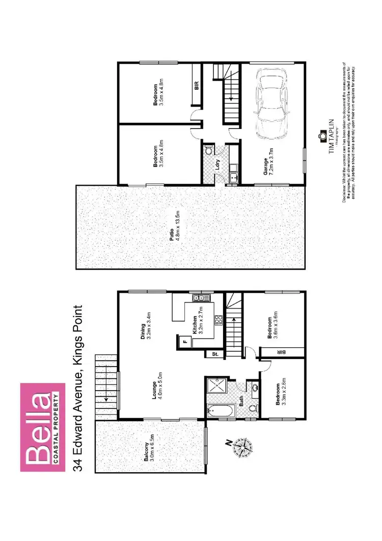 Floorplan of Homely house listing, 34 Edward Avenue, Kings Point NSW 2539