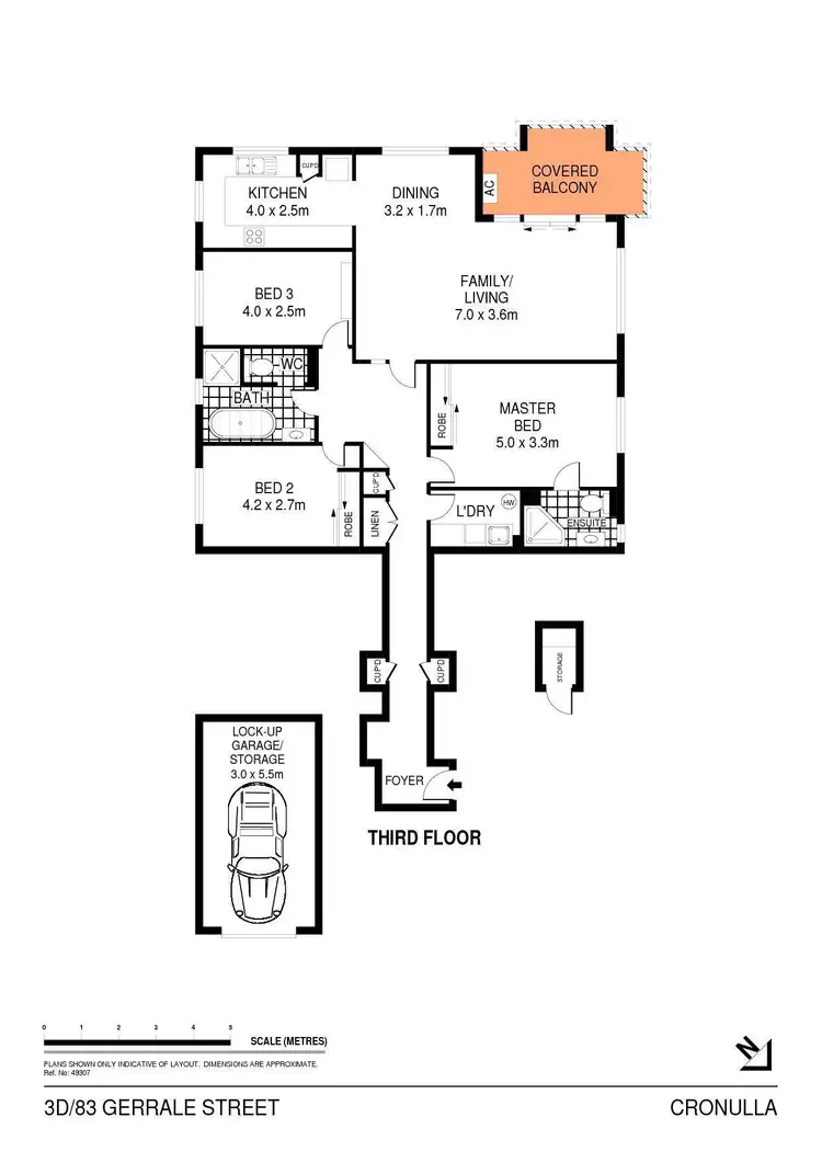 Floorplan of Homely apartment listing, 3d/83 Gerrale Street, Cronulla NSW 2230