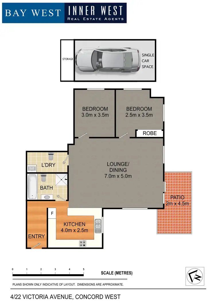 Floorplan of Homely apartment listing, 4/22 Victoria Avenue, Concord West NSW 2138