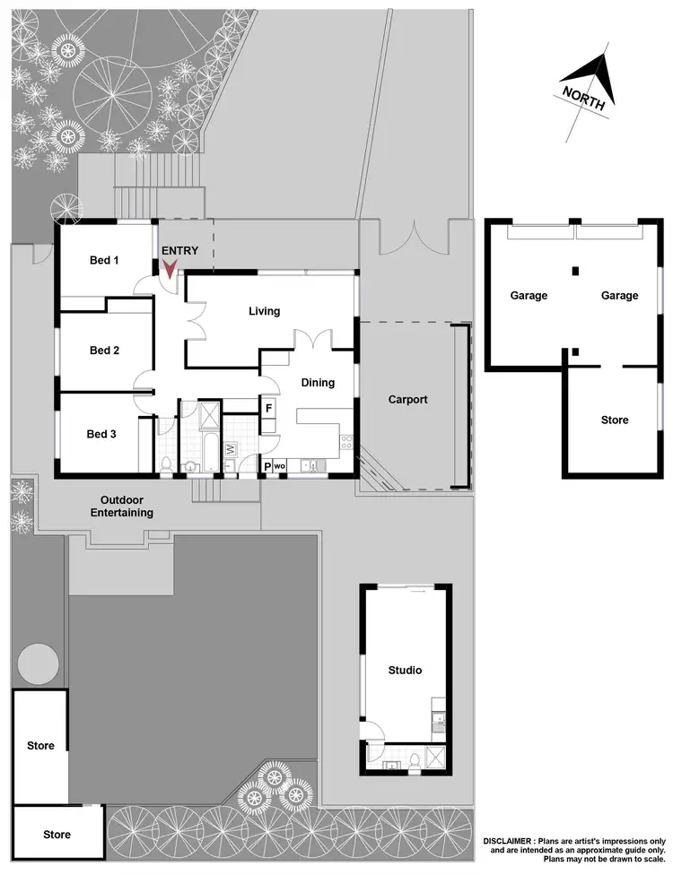 Floorplan of Homely house listing, 25 Morehead Street, Curtin ACT 2605