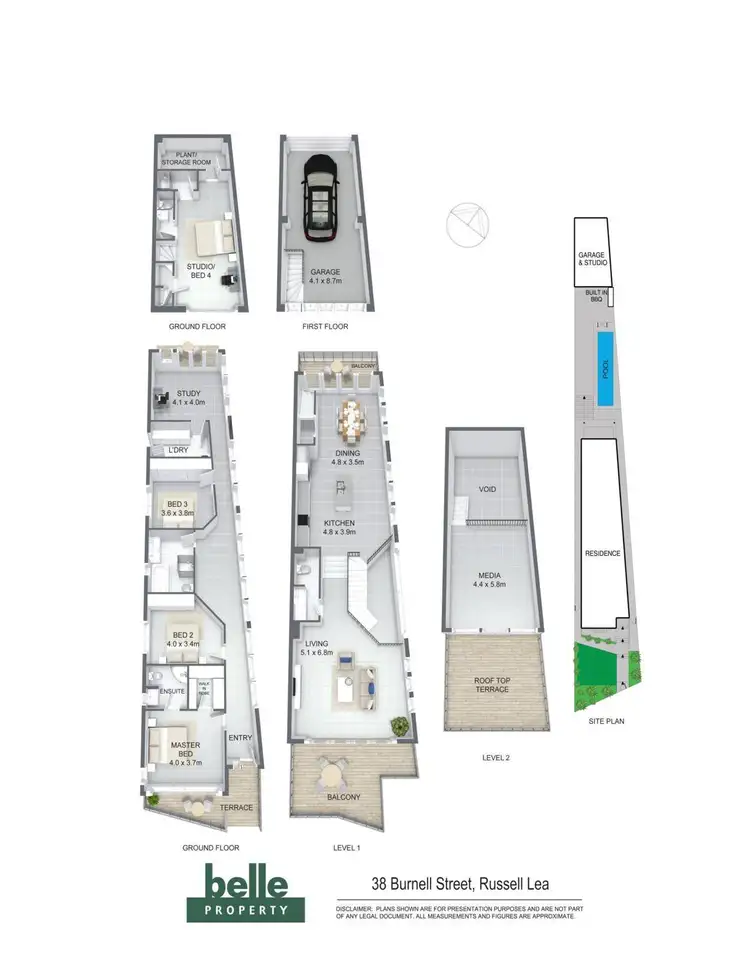 Floorplan of Homely house listing, 38 Burnell Street, Russell Lea NSW 2046