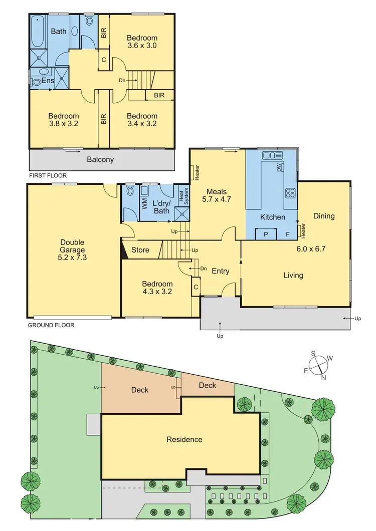 Floorplan of Homely house listing, 7 Gorrie Court, Wantirna South VIC 3152