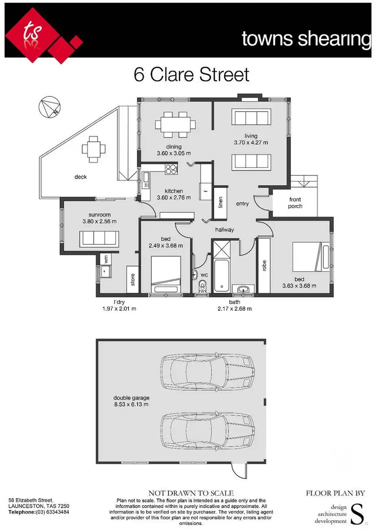 Floorplan of Homely house listing, 6 Clare Street, Mowbray TAS 7248
