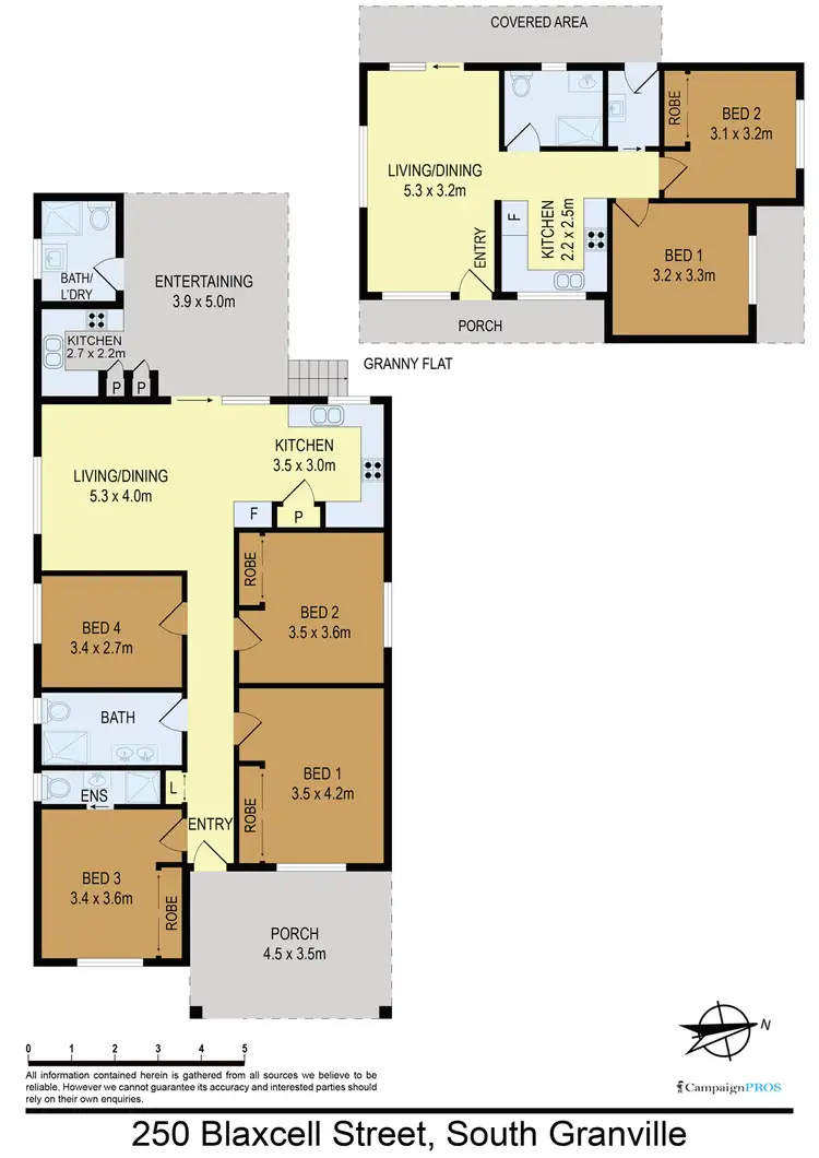 Floorplan of Homely house listing, 250 Blaxcell Street, Granville NSW 2142