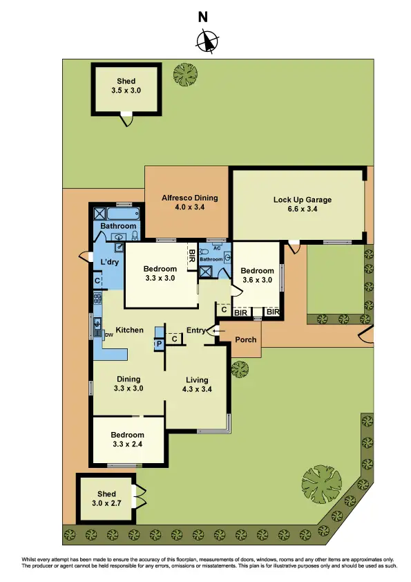 Floorplan of Homely house listing, 10 Austin Crescent East, Yarraville VIC 3013