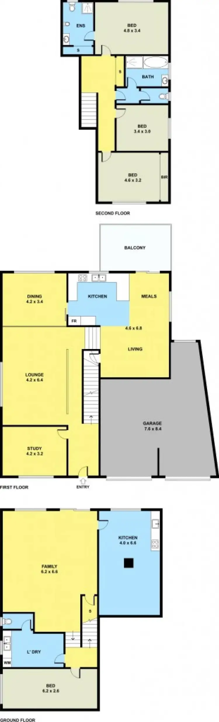 Floorplan of Homely house listing, 109 Outlook Drive, Glenroy VIC 3046
