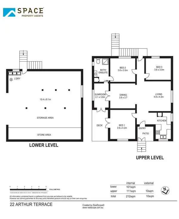 Floorplan of Homely house listing, 22 Arthur Terrace, Red Hill QLD 4059