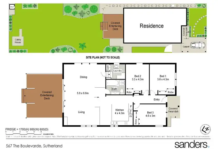 Floorplan of Homely house listing, 567 The Boulevarde, Sutherland NSW 2232