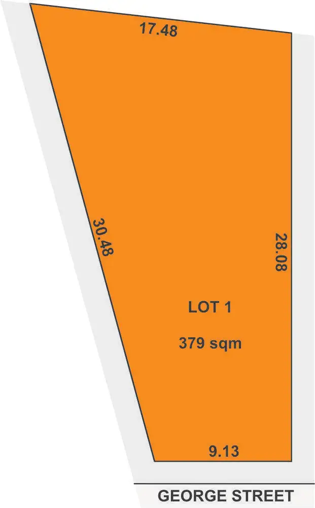 Floorplan of Homely land listing, 87a George Street, Paradise SA 5075
