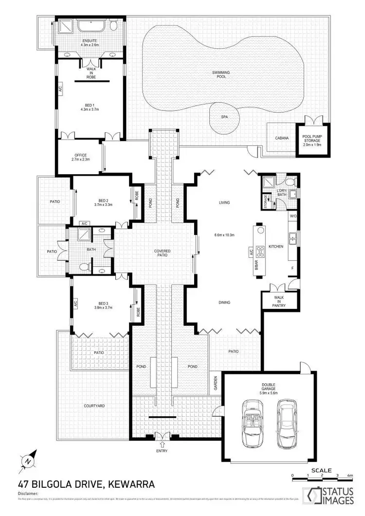 Floorplan of Homely house listing, 47 Bilgola Drive, Kewarra Beach QLD 4879