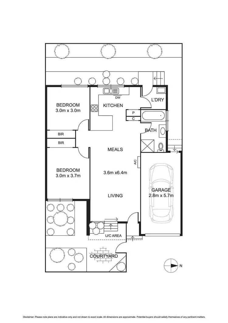 Floorplan of Homely unit listing, 2/177 Edwardes Street, Reservoir VIC 3073
