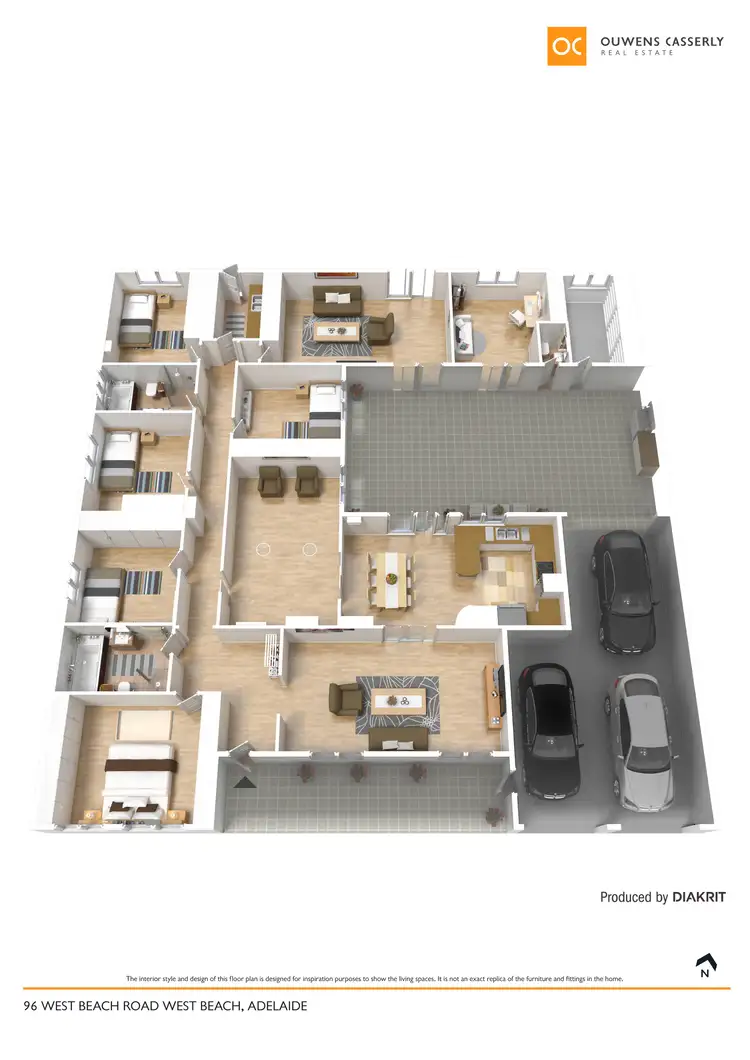 Floorplan of Homely house listing, 96 West Beach Road, West Beach SA 5024