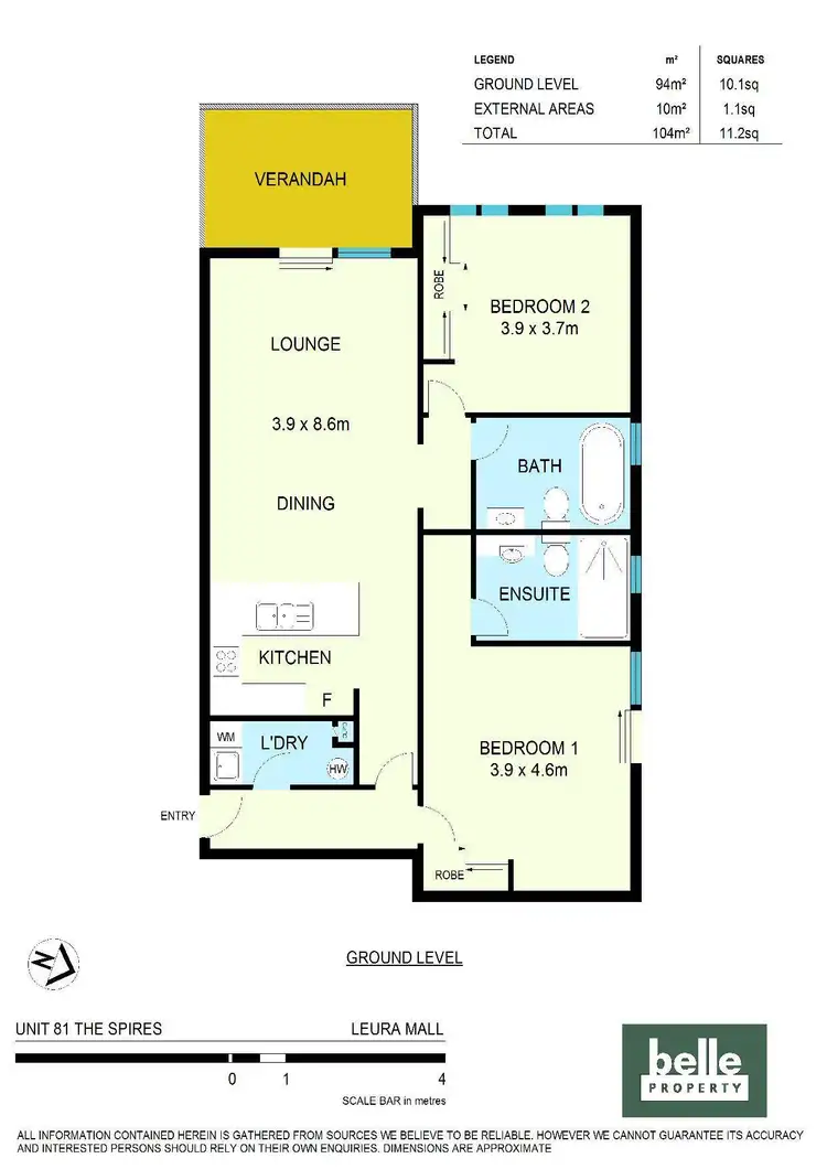 Floorplan of Homely unit listing, 81/100 Leura Mall, Leura NSW 2780