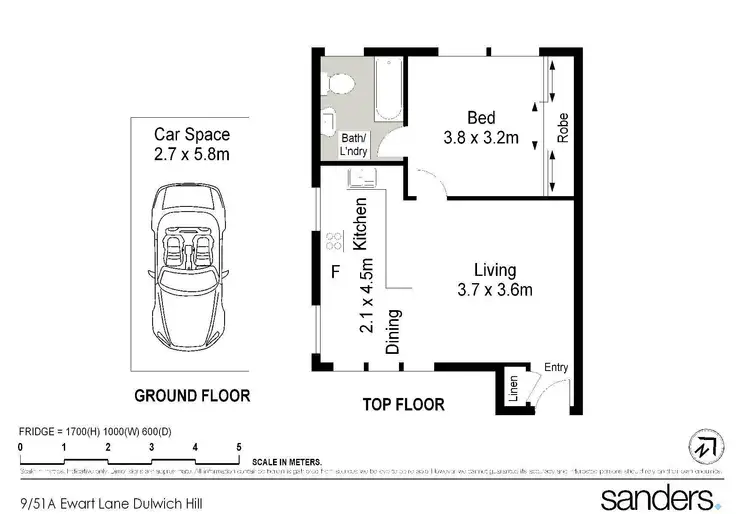 Floorplan of Homely apartment listing, 9/51A Ewart Lane, Dulwich Hill NSW 2203