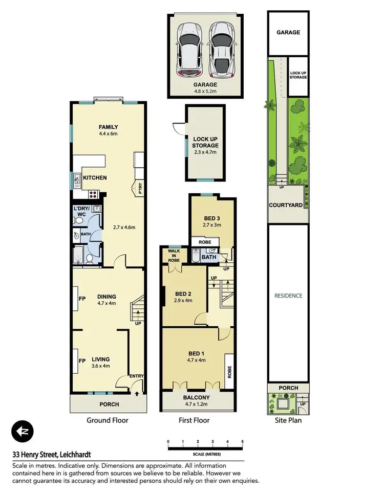 Floorplan of Homely house listing, 33 Henry Street, Leichhardt NSW 2040