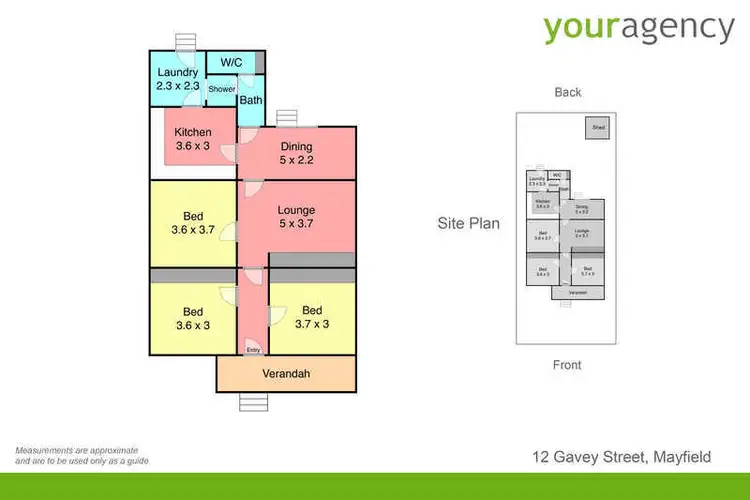 Floorplan of Homely house listing, 12 Gavey Street, Mayfield NSW 2304