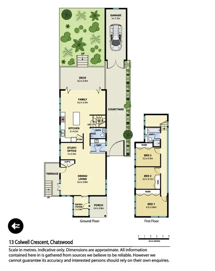 Floorplan of Homely house listing, 13 Colwell Crescent, Chatswood NSW 2067