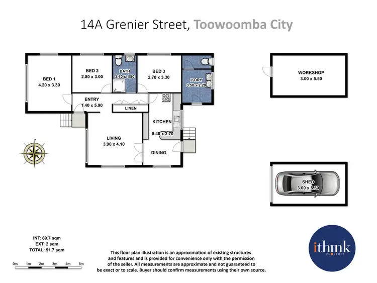 Floorplan of Homely house listing, 14a Grenier Street, Toowoomba City QLD 4350