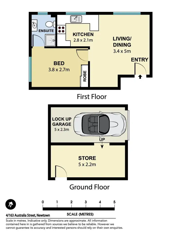 Floorplan of Homely apartment listing, 4/163-169 Australia Street, Newtown NSW 2042