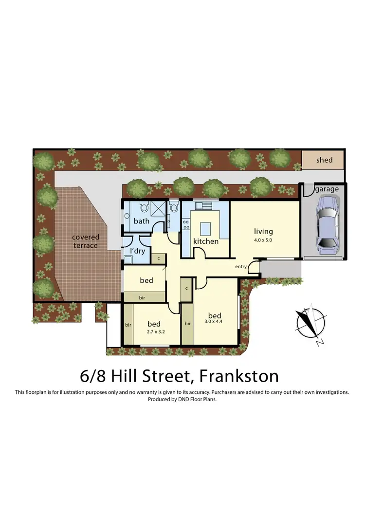 Floorplan of Homely unit listing, 6/8 Hill Street, Frankston VIC 3199