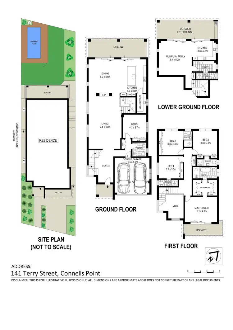 Floorplan of Homely house listing, 141 Terry Street, Connells Point NSW 2221
